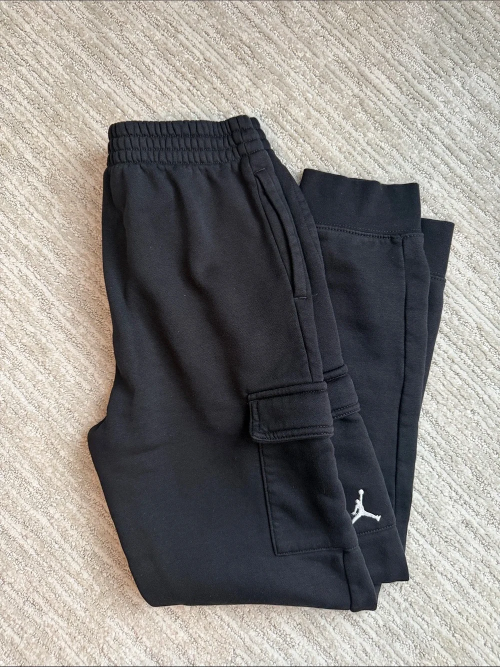 Nike Jordan Kids Black Cargo Jogger Pants
